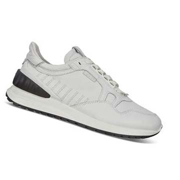 Men's Ecco Astir Sneakers White | Canada 594JPQ